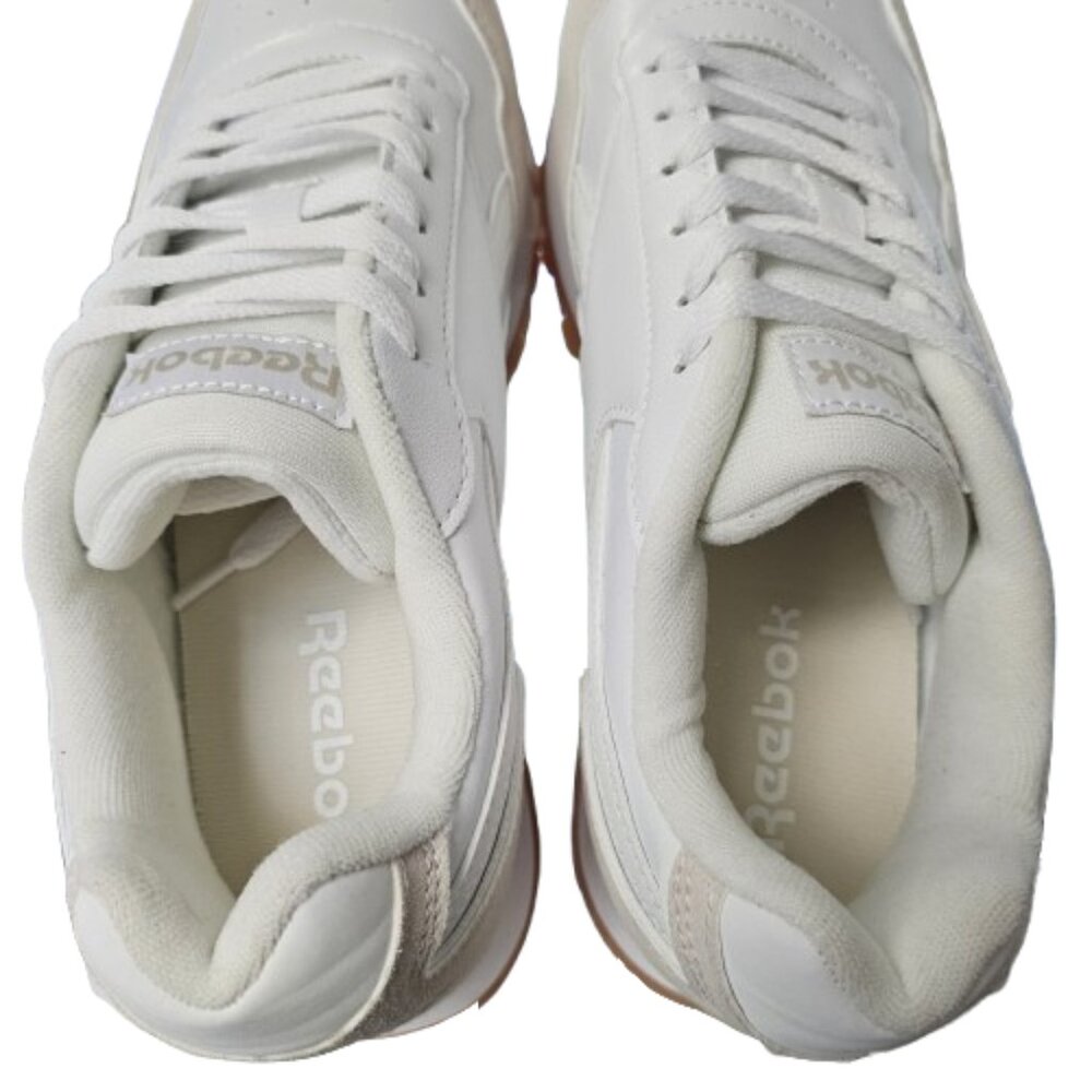 Reebok Womens Classic Harman Run R30115 Size 8.5 White Gum Casual Shoes Sneakers - Picture 8 of 9